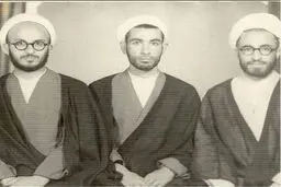 آیت الله مکارم و باهنر در جوانی/عکس