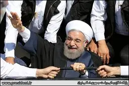روحانی در جمع مردم یاسوج/ تصاویر