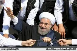 روحانی در جمع مردم یاسوج/ تصاویر