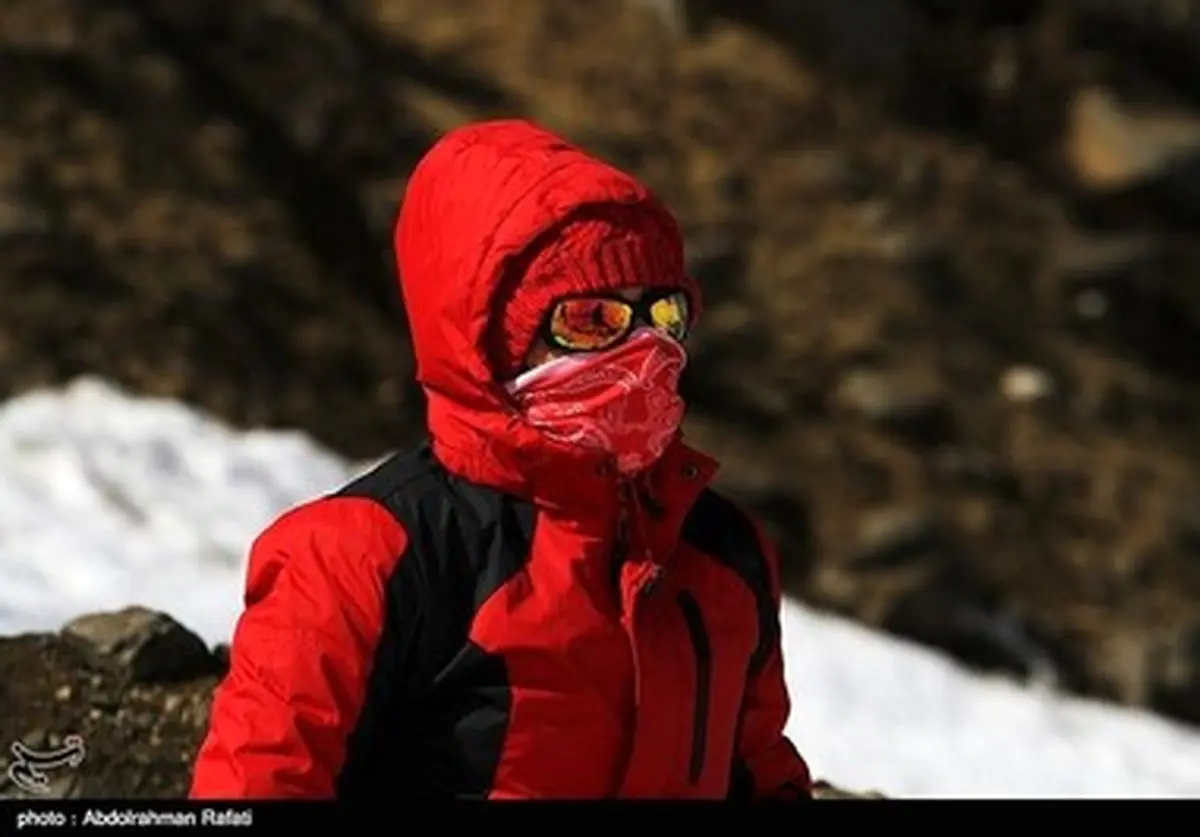 مسابقات اسکی در پیست تاریک دره همدان/تصاویر