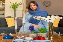 عکس پریناز ایزدیار در قرنطینه نوروزی