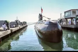 الحاق زیر دریایی فاتح به ناوگان نیروی دریایی ارتش/تصاویر