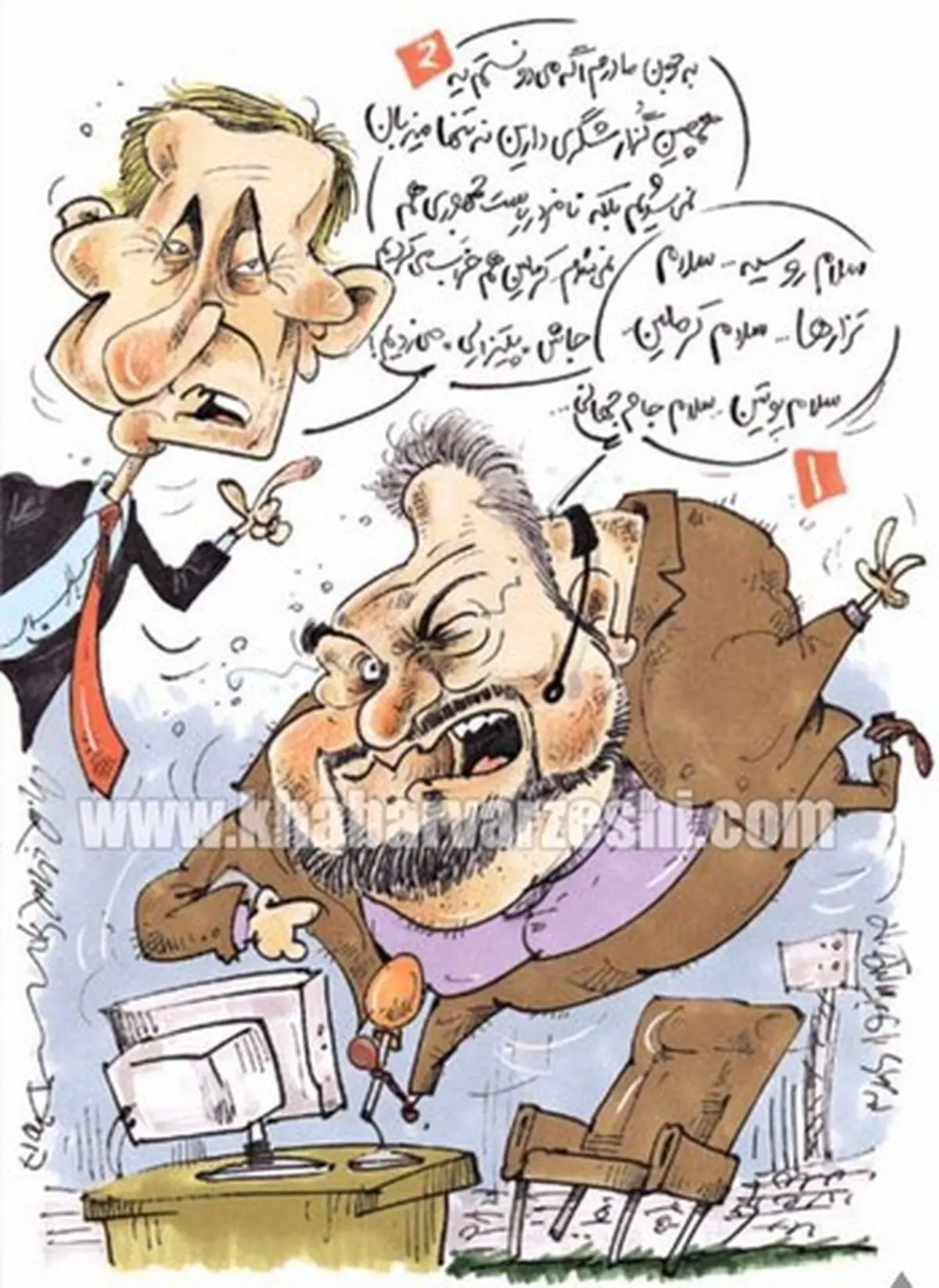 واکنش پوتین به گزارش جواد خیابانی!/عکس