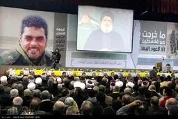 تصاویری از مراسم هفتمین روز شهادت سمیر القنطار