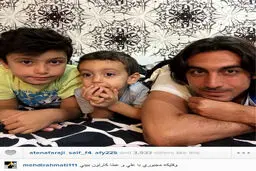 مهدی رحمتی و پسرانش