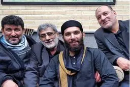 جانشین سردار سلیمانی در کنار مداح معروف تهران