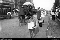 کودکان کار آمریکایی در 100 سال پیش (عکس)