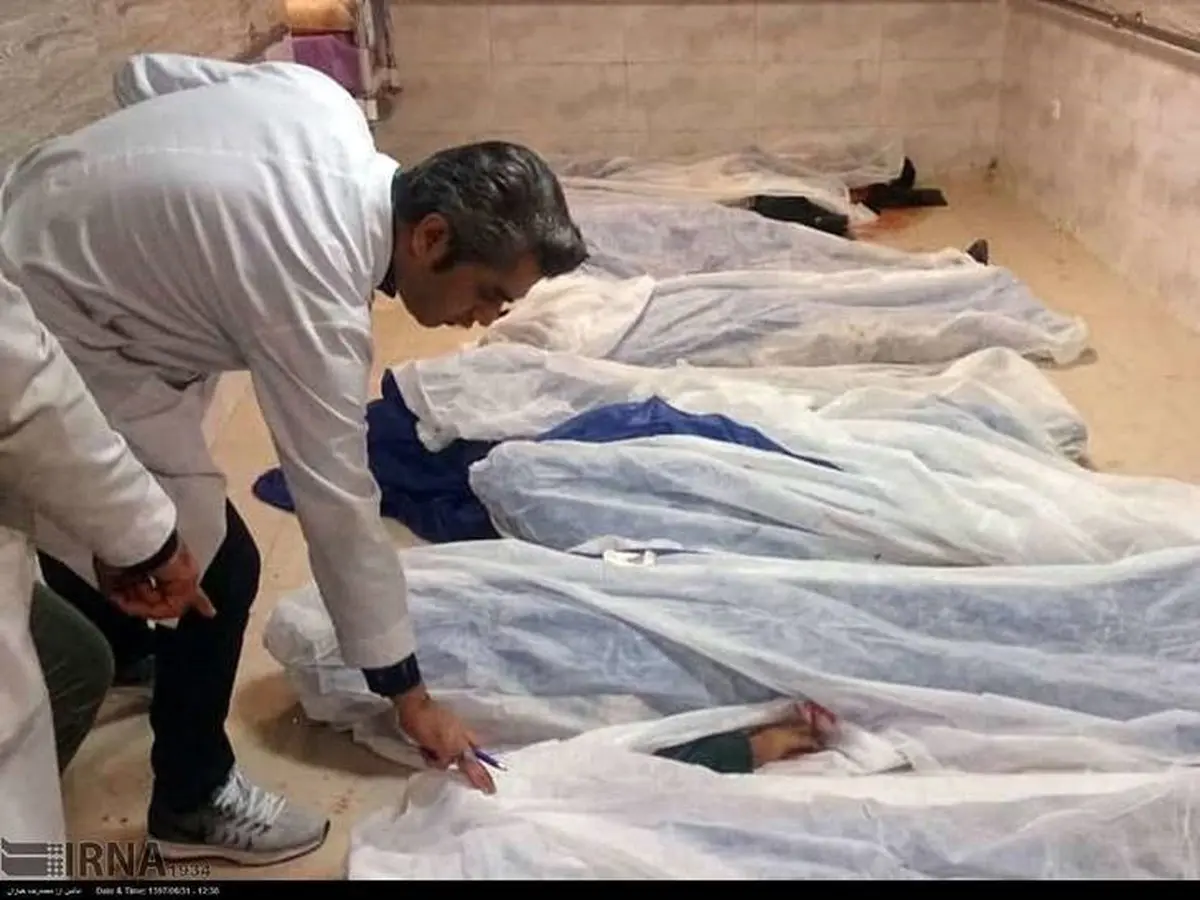پیکر شهدای امروز اهواز / تصاویر