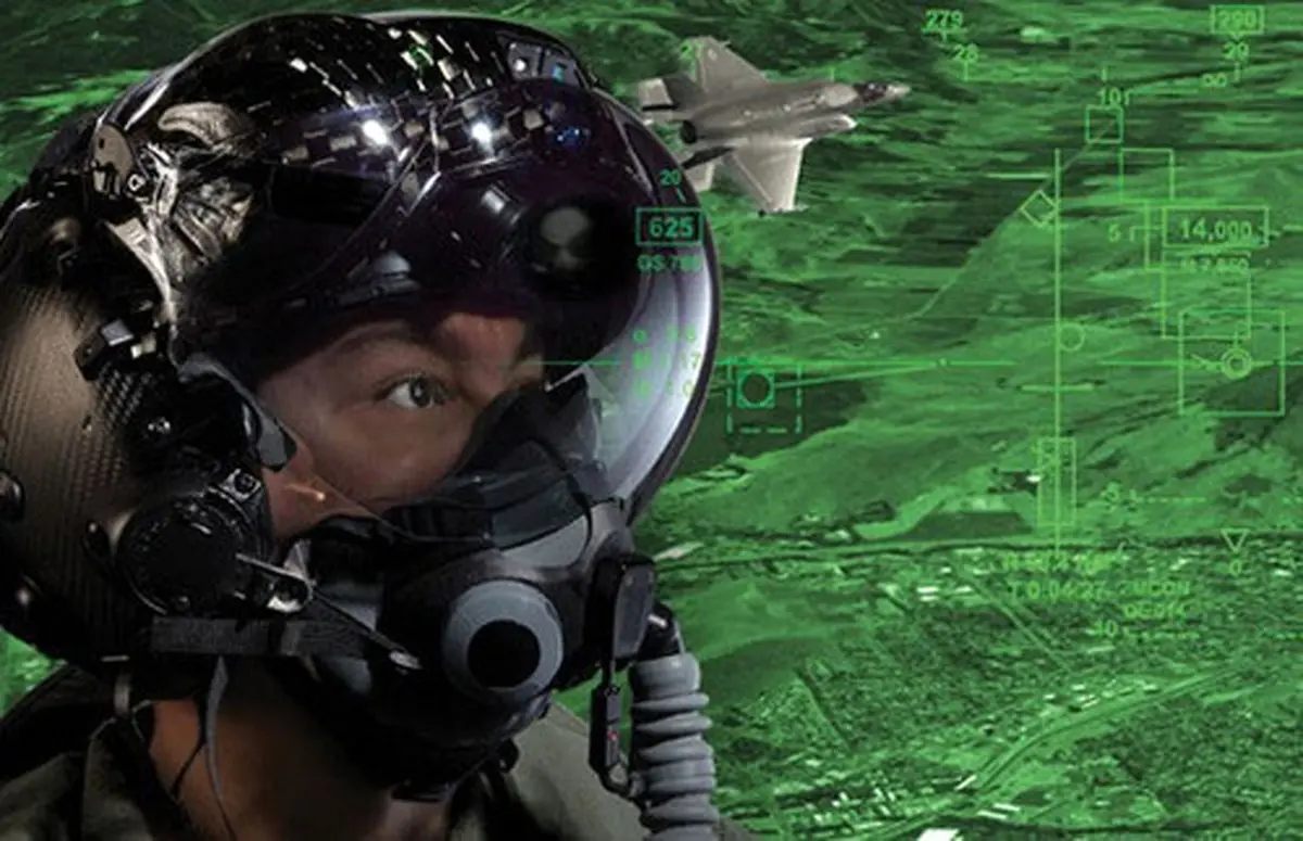 با کلاه جادویی F35 پشت دیوارها را ببینید! (+عکس)