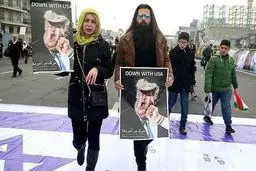 عکس منتخب یک رسانه خارجی از راهپیمایی 22 بهمن