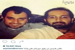 عکسی از دوران جوانی برزو ارزجمند