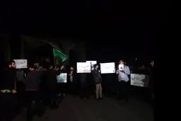 آغاز تجمع مردم تهران در حمایت از اقدام سپاه در پاسخ به جنایات رژیم صهیونیستی