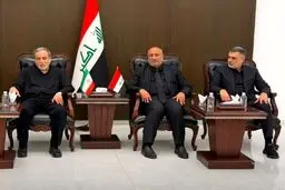 دیدار استانداران کربلا و بصره با عراقچی