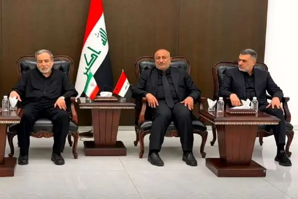 دیدار استانداران کربلا و بصره با عراقچی