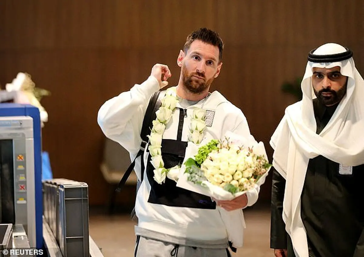 بعد از باخت PSG، مسی به عربستان رفت (عکس)