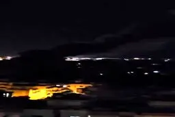  آتش سوزی شدید در ضاحیه پس از بمباران جنگنده‌های اسرائیل