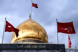 بازگشت پرچم‌ها بر بام حرم حضرت زینب (س) +فیلم