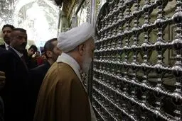 قاضی القضات حرم امامین کاظمین(علیهم‌السلام) را زیارت کرد