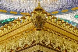 رونمایی از تاج طلایی ضریح امیرالمؤمنین (ع) در نجف