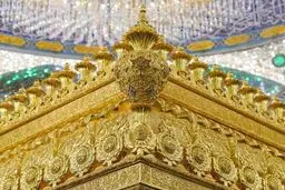 رونمایی از تاج طلایی ضریح امیرالمؤمنین (ع) در نجف