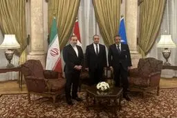 اولین عکس از دیدار عراقچی در قاهره با گروسی 