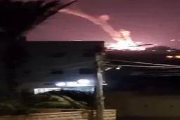  آتش‌سوزی شدید براثر خودزنی گنبد آهنین