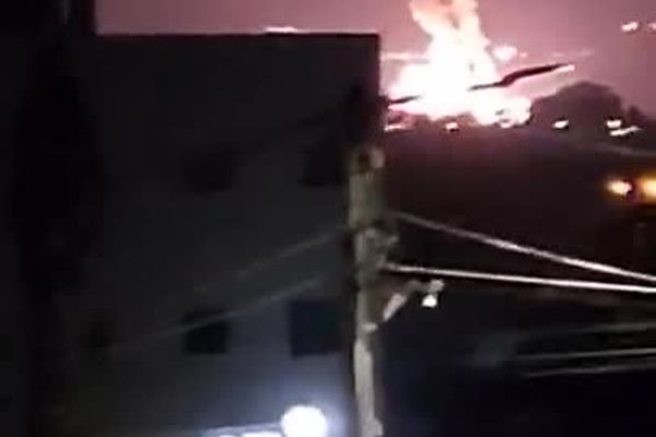  آتش‌سوزی شدید براثر خودزنی گنبد آهنین