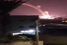  آتش‌سوزی شدید براثر خودزنی گنبد آهنین