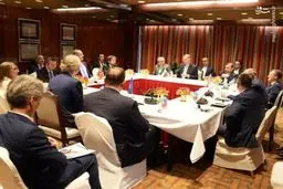 تصاویر دیدار سه جانبه وزرای خارجه ایران، روسیه و ترکیه