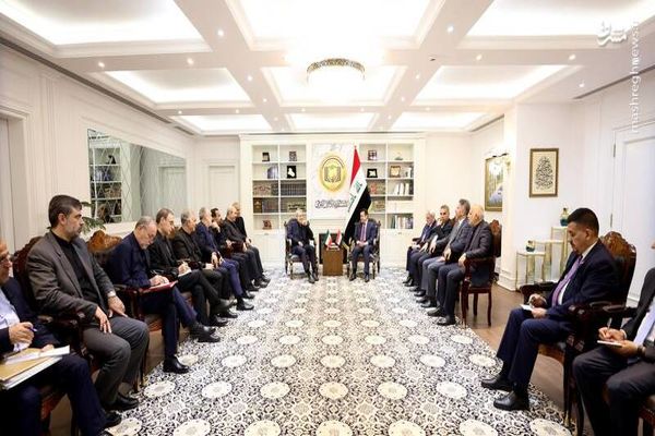 تصاویر اولین رایزنی امنیتی علی لاریجانی