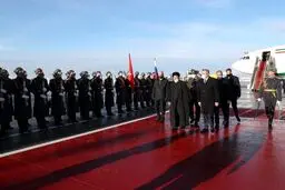 تصاویر لحظه ورود رئیسی به مسکو