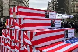 تصاویر تابوت فرماندهان ارشد آمریکایی 