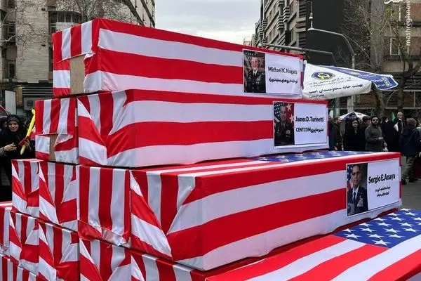 تصاویر تابوت فرماندهان ارشد آمریکایی 