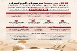 داده نما | قاتل بی‌صدا در هوای گرم تهران