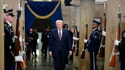 اتفاق ضد ترامپی در محل دیدار ترامپ و پادشاه انگلیس