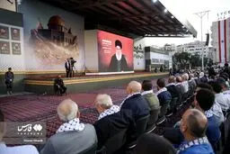 تصاویر سخنرانی سید حسن نصرالله در بیروت