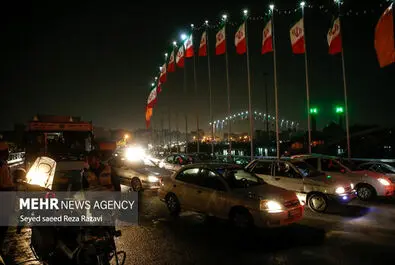 شلوغی و ترافیک تهران