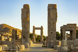  رییس جمهور در تخت جمشید باستانی