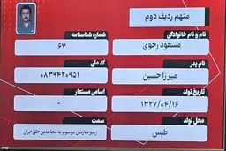 تصاویر کد ملی سرکرده های منافقین در دادگاه