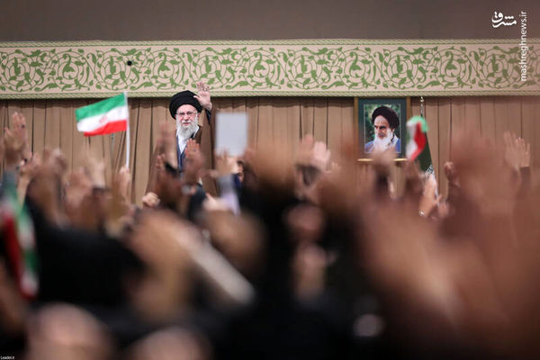 تصاویر دیدار هزاران دانش‌آموز و دانشجو با رهبر انقلاب