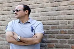 شباهت دیدنی مهران غفوریان با پدرش