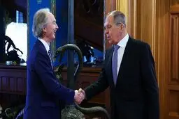 دیدار لاوروف و نماینده سازمان ملل در امور سوریه
