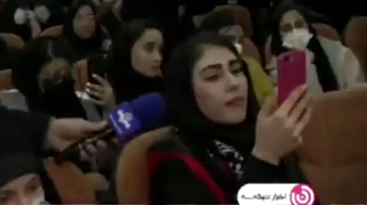 واکنش یک دانشجو به خبرنگار صدا و سیما
