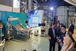 بازدید رئیسی از خانه نوآوری و فناوری ایران در محل نمایشگاه بین‌المللی تهران