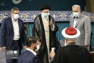 دیدار مسئولان نظام و میهمانان وحدت اسلامى‌ با رهبر انقلاب