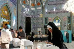 تصاویر حضور مردم در پای صندوق‌های رای
