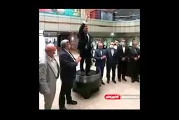  تندیس زیبای جهان پهلوان «تختی» نماد ملی موزه المپیک