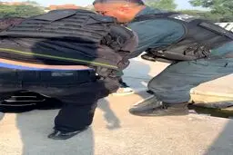 نجات جان زن جوان پیش از خودکشی در پارک ملل ساری توسط پلیس