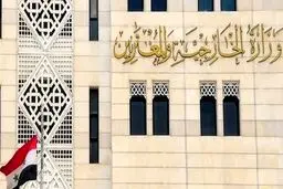 بیانیه سوریه درپی اقدام جنایتکارانه اسرائیل علیه ایران