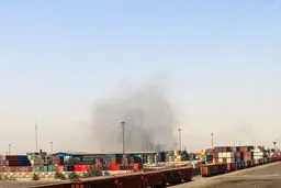 آتش‌سوزی دوباره در بندر شهید رجایی + علت و فیلم